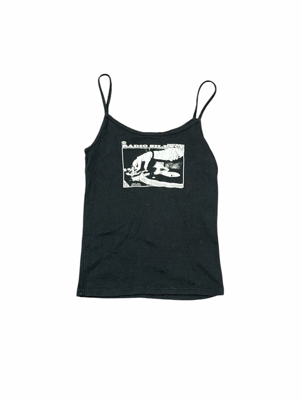 Brandy Melville Radio Silence Black Tank top